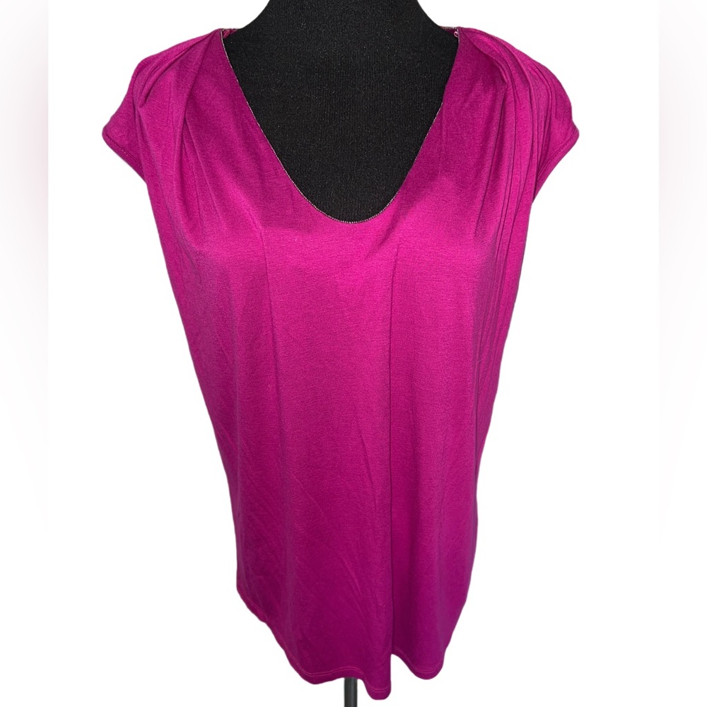 NWT Sparkly embellished neckline with cut out back top